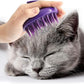 Cat Brush with Soft Rubber Pins, Washable Silicone Pet Brushes for Indoor Cats - Grooming Shedding Massage & Bath, Scratch-Free Removes Hair Mats, Tangles, and Loose Fur for Short to Long Haired