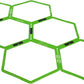 Yes4All Hex Agility Rings/Speed Rings with Carrying Bag – Hexagon Rings, Agility Hurdles for Agility Footwork Training