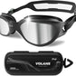 COPOZZ Swim Goggles Adult Women, Swimming Goggles for Women & Men, Anti-Fog No Leaking UV Protection for Adult