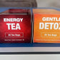 Total Tea Detox Tea & Energy Tea Set - 25 Day Detox - Herbal SIim Tea with Chamomile - Hibiscus Tea and Ginger Root for Colon Cleanse – Natural Citrus & Cinnamon Herbal Tea for Digestive Health