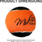 Midlee Orange/Black Dog Halloween Tennis Balls- Set of 6