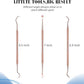 3 Pieces Dog Dental Tooth Scaler and Scraper Stainless Double Headed Tarter Removing Tool Scraper Pet Teeth Cleaning Tools for Dog and Cat (Rose Gold)