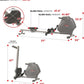 Sunny Health & Fitness Magnetic Rowing Machine for Home Exercise, Quiet & Smooth Rower with Compact Storage and Optional Free SunnyFit App Connectivity
