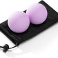 Massage Lacrosse Balls for Myofascial Release,Yoga Deep Tissue Massage,Trigger Point Therapy and Foot Plantar Fasciitis,Muscle Soreness Massager Ball (2 Packs) (Light Purple)