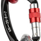 Screwgate Locking Carabiner Clip - Professional Rock Climbing Carabiner Screw Lock,Heavy Duty Carabiners for Climbing,Mountaineer,Hammock,Camping,Outdoor Equipment