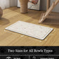 Pet Feeding Mat-Absorbent Dog Mat for Food and Water Bowl-No Stains Quick Dry Water Dispenser Mat-Dog Accessories Pet Supplies-Bowl for Messy Drinkers（FRAMEDOGS,17"x34"