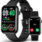 Smart Watch Fitness Tracker (Answer/Make Call), 24/7 Heart Rate Spo2 Blood Pressure Monitor Sleep Tracker, 114 Sports Modes Pedometer Calorie Step Tracker, Waterproof Activity Tracker for Women Men