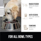 GORILLA GRIP 100% Waterproof Raised Edge BPA Free Silicone Pet Feeding Mat, Dog Cat Food Mats Contain Spills Protects Floors, Placemats for Cats and Dogs Water Bowl, Pets Accessories 16x10, Charcoal