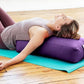 Sol Living Yoga Bolster Pillow Rectangular Meditation Cushion Cotton Meditation Accessories for Restorative Yoga Meditation Pillow Yoga Pillow Firm Body Pillow Bolster Pillow for Legs Removable Cover