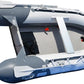BRIS 8.2 Ft Inflatable Boat Inflatable Pontoon Dinghy Raft Tender Boat with Air-Deck Floor