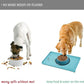 Waterproof Pet Feeding Mat with High Raised Edges, Heavier and Thicker Placemats for Cat Dog Water Bowl with BPA Free, Dogs Cats Food Mats for Messy Drinkers to Prevent Spill and Protect Floors