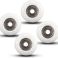 Total Gym Replacement Set of 4 Wheels/Rollers for Models 2000, 3000, Some 3000 XL, and a Few Very Early XL(White)