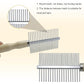 Pet Comb for Dog Cat Rabbit Grooming, Dog Stainless Steel Combs with Wooden Handle, Small Cat Flea Lice Comb for Removes Mats, Tangles and Loose Fur