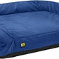 K9 Ballistics Tough Orthopedic Medium Bolster Dog Bed - Washable, Durable and Water Resistant Dog Bed - Made for (M) Medium Dogs, 33"x27", Blue Quartz