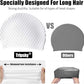 Tripsky Silicone Swim Cap,Comfortable Bathing Cap Ideal for Curly Short Medium Long Hair, Swimming Cap for Women and Men, Shower Caps Keep Hairstyle Unchanged…
