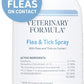 Veterinary Formula Flea and Tick Spray for Dogs, 8 oz – Easy-to-Use Dog Flea Spray, Kills on Contact, Prevents Egg & Larval Development for 14 weeks