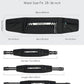 WATERFLY Running Belt Fanny Pack: Slim Breathable 4 Pocket Waist Bag for Men Women Sport Workout Exercise Fitness Phone Holder - Runner Marathon Jogging Waistband Fits ALL Phones Black