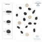 Royal Imports 1LBS River Rocks Decorative Ornamental Pebbles, Garden Landscaping Stones, Gravel Filler for Plants, Vases, Succulents, Home Decor, Aquariums, Crafting, Animal Habitat - Black