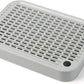 Cat Litter Box Ramp Mat with Filter Function, Cat Step Pedal Stool for Self-Cleaning Litter Box, Easy to Clean, Ideal for Kitten & Elderly Cats (Light Grey)