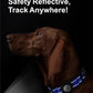 TagME Airtag Dog Collar,Waterproof Reflective Pet Collar with Airtag Holder,Soft Padded and Double D-Rings for Large Dogs,Navy Blue