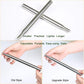 Light Weight Super Endurance Belly Dance Wings Telescopic Stick, Stainless Steel Telescopic Rod Cat Noir Stick