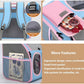 Cat Dog Carrier Backpacks,Pet Backpack Carrier, Bubble Backpack Pet Carriers with Breathable Mesh for Cats Small Dogs Puppies Animals for Travel, Hiking, Camping or Outdoor Use (Pink)