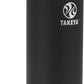 Takeya Actives Water Bottle with Spout Lid - Bottle with Double Stainless Steel Insulation - Dishwasher Safe & BPA-Free - Bottle with Spout Lid & Removable Bumper - 22 oz, Onyx