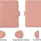 Melsbrinna Rfid Passport Holder for Travel women/Men, Cute Passport Wallet Rfid Blocking Card Slots, Rfid Passport Cover/CaseTravel Wallet, Passport Book Holder (1, Pink)
