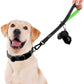 PLUTUS PET Short Training Dog Leash with Padded Handle for Medium Large Big Dogs,18 Inch Heavy Duty Strong Traffic Leash with Carabiner Clip for Climbing Walking or Guiding Blind（18”，Black