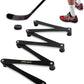 Lightweight Hockey Stick Handling Training Equipment for Enhanced Handling, for Puck Control - Solid, Portable, Durable and Multi-Angle Adjustable, Black