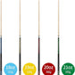 LOTKEY Pool Cue Set of 4-58 Inch 18~21 oz Canadian Maple Professional Billiard Cue Sticks, Pool Cue Stick with Extra 2 Pool Chalks, Pool Sticks for Adults, Durable, for Billiard Players
