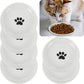 6 Pack Cat Food Bowl, Ceramic Cat Bowls, Anti Whisker Fatigue Cats Bowl Set, 5.9 Inches Shallow Wide Kitten Plates for Food and Water