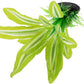Silk Aquarium Plants for Betta Fish Tank, 2 Pcs 8 Inch Small Silk Aquarium Plant Aquatic Water Grass Decoration，Green-Yellow