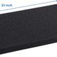 AQUANEAT Aquarium Filter Sponge Open Cell Foam Sheet Bio Sponge Filter Media Pad HMF Fish Tank Sump Divider (23" Lx 12.25" W x 2" H, Black)