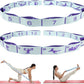 Elastic Yoga Stretching Strap with Loops, CEILIWEN Stretch Straps For Physical Therapy, Pilates Stretch Band, Elastic Exercise Bands, Leg Stretching Strap, Stretch Resistance Bands For Exercise