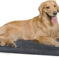 Made4Pets Dog Crate Pad Bed for Large Dogs, Washable & Reversible, Anti-Slip Kennel Mat for Cozy Sleeping, Soft Fluffy Dog Bed for Indoor & Outdoor Use, 41"x29", Dark Gray