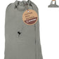 LFH Home Cotton Canvas Large Laundry Bag with Handle, Heavy Duty Drawstring Closure Washable Laundry Bags, School Travel, Home, Hotel, College Dorm, Organizer Sack, Toys Clothes 20x30-Grey