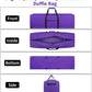 48 Inch Travel Duffle Bag Extra Large Sport Equipment Duffel Bags with 2-way Lockable Zippers Purple