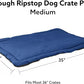 K9 Ballistics Tough Ripstop Dog Crate Pad - Durable & Machine Washable with Non-Skid Bottom and 120-Day Warranty, Fits 36" Wire Crates - Medium, Blue Quartz