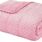 L'AGRATY Weighted Blanket for Adult - 48"x72" 15lbs Minky Dots Heavy Blanket with Glass Beads: Soft Breathable for All-Season Summer Fall Winter Thick Comfort for Sleeping