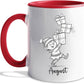 Elf With Box Coffee Mug Gift For Men Boy Grandson Christmas, Personalized Name Kids Accent Teacup, Customized Elf Travel Coffee Cup Gift For Nephew on Birthday Christmas, Elves White Mug 11 Oz 15 Oz