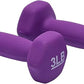 Amazon Basics Neoprene Dumbbell Hand Weights for Exercise and Muscle Toning
