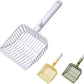 Cat Scooper for Litter Box, Cat Litter Scoop, Kitty Litter Scoop, Cat Poop Collector, All in One Litter Scoop Pet Litter Sifter (White)