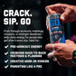 Jocko GO Energy Drink - Keto, Vitamin B12, Vitamin B6, Electrolytes, L Theanine, Magnesium- Energy Boost, Sugar Free Nootropic Monk Fruit Blend - 12 Pack (Sour Apple)