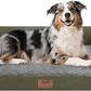 Extra Large Dog Bed-Orthopedic Waterproof XL Dog Bed for XLarge Extra Big Dogs - Foam Couch Sofa Washable with Removable Cover-Dark Green