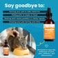100% Natural Liquid Glucosamine Chondroitin with MSM for Cats, Hip & Joint Supplement for Senior Felines, Arthritis Support & Mobility Booster Glucosamine Drops, 2 Oz