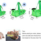 HDKUW Cat Grooming Bag,Foldable Travel Carrier for Cats,Anti-Bite Anti-Scratch Cat Grooming Restraint Bag,Pet Carrier for Administering Eye Drops,Ear Cleaner,Clipping Nails Blue S