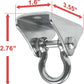 Yes4All Punching Bag Hanger, Stainless Steel Swivel Chain with 4 Snap Hooks for Heavy Bag, Gym Swing, Trapeze, and Hammock