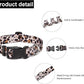 Mercano Adjustable Dog Collar - Special Design Patterns, Soft Nylon Comfortable Durable Pet Collar for Small Medium Large Dogs (L, Leopard)
