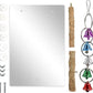 Bird Mirror Toy with Perch Stand, Parrot Parakeet Mirror with Bird Swing Bell Toys, Bird Cage Accessories, Suitable for Parakeet Cockatiel Conure Lovebirds - 7.9 × 6.3 Inch